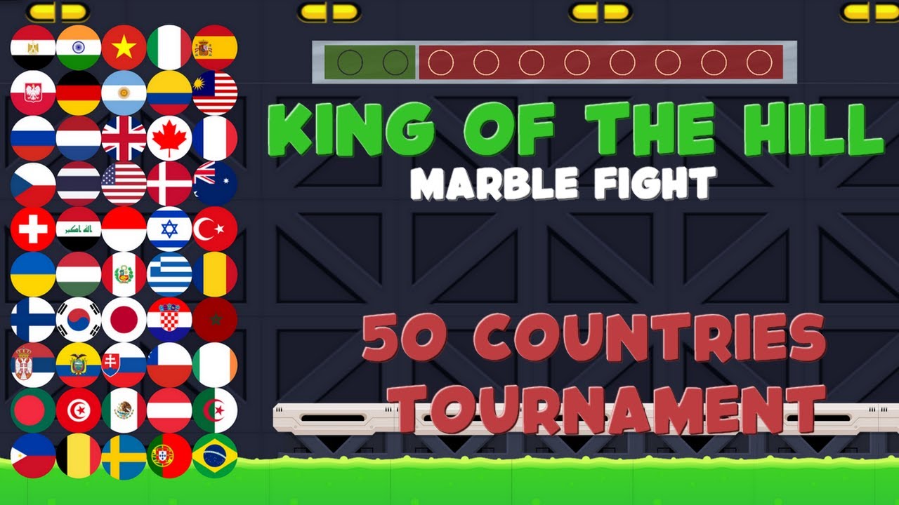 50 COUNTRIES King Of The Hill Marble fight