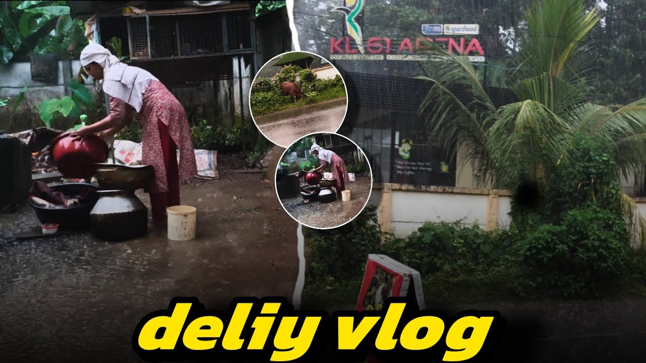 വെള്ളപ്പൊക്കം🚶🏻‍♂️#deliyvlogs#rainyday#morning#vlog#subscribe#like#conment#shere
