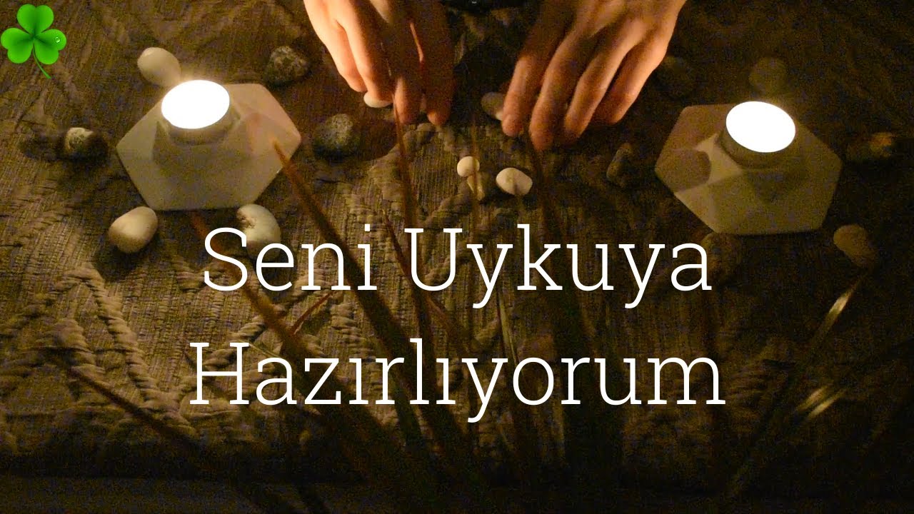 Türkçe ASMR | Ağız sesleri ve anlaşılmayan fısıltı ile seni uykuya hazırlıyorum
