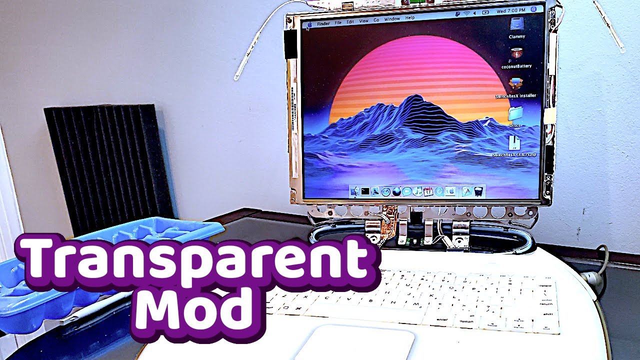 Modding the iBook G3 Clamshell to be Transparent