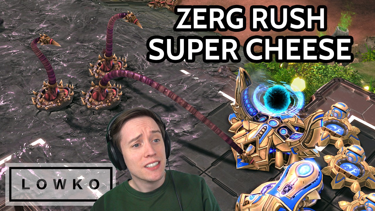 Dark's Cheesiest Games I've EVER SEEN! (StarCraft 2)