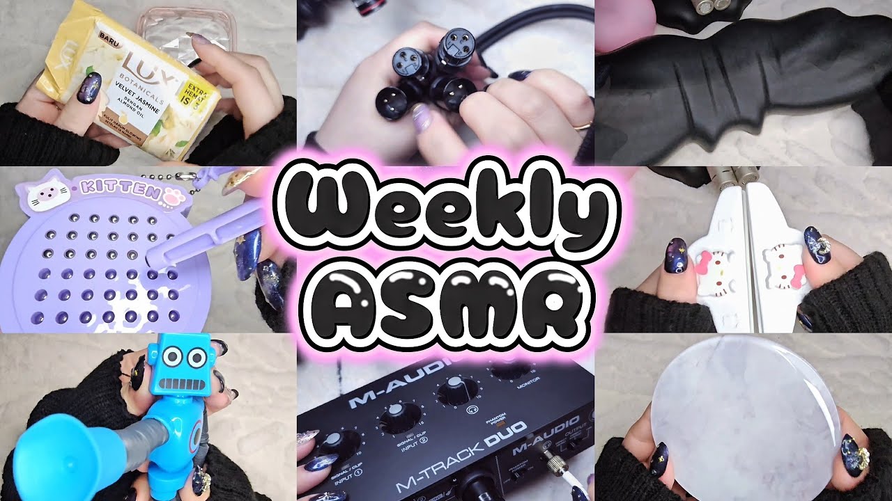 ASMR 🩷 今週の７アイテム🌛 #1 ┊︎テロップ雑談有ﾘ