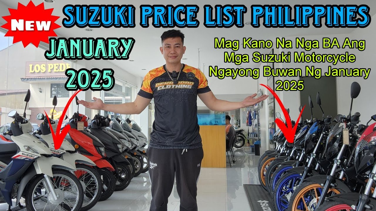 SUZUKI PRICE PHILIPPINES JANUARY 2025