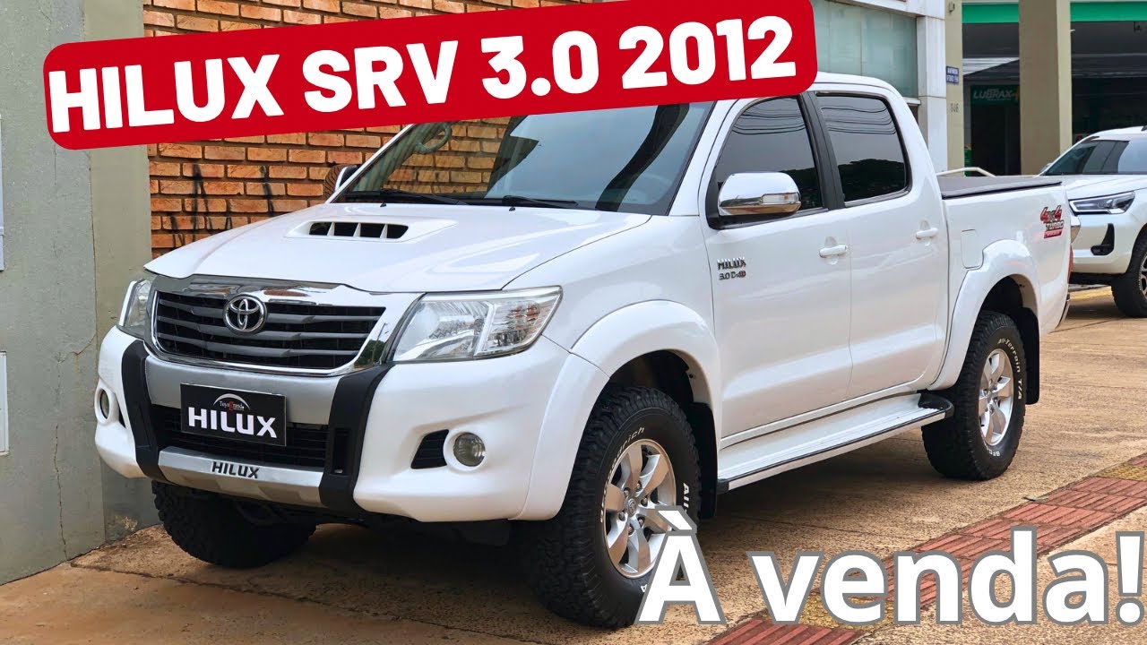 Toyota Hilux Srv 3.0 4x4 Diesel 2012 A venda! #hilux4x4