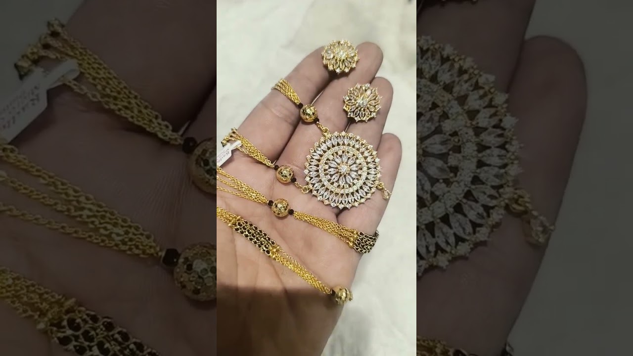 Radhika Micro Gold by Zoya collection 9028999557#jewellery #microgoldmangalsutra #goldjewellery