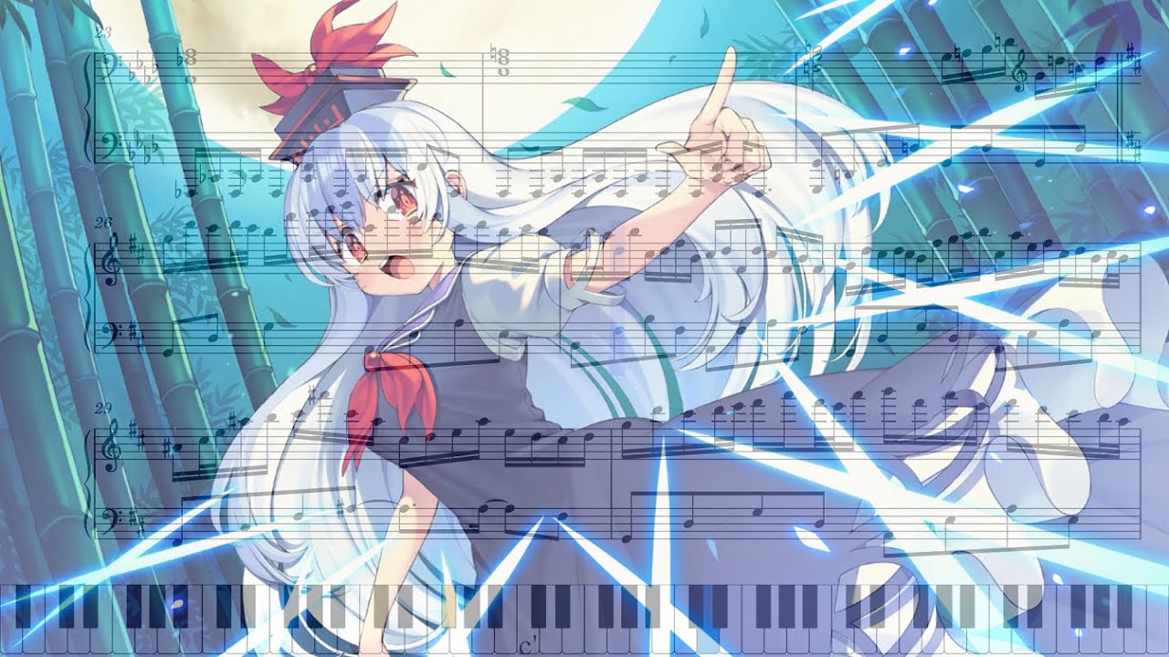 【東方永夜抄】｢プレインエイジア｣　ピアノアレンジ(楽譜/Piano Tutorial付き)