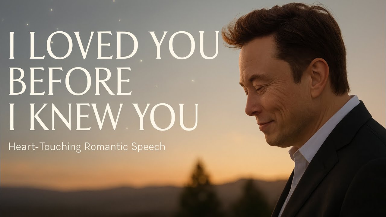 ELON MUSK I Loved You Before I Knew You… Heart Touching Romantic Message