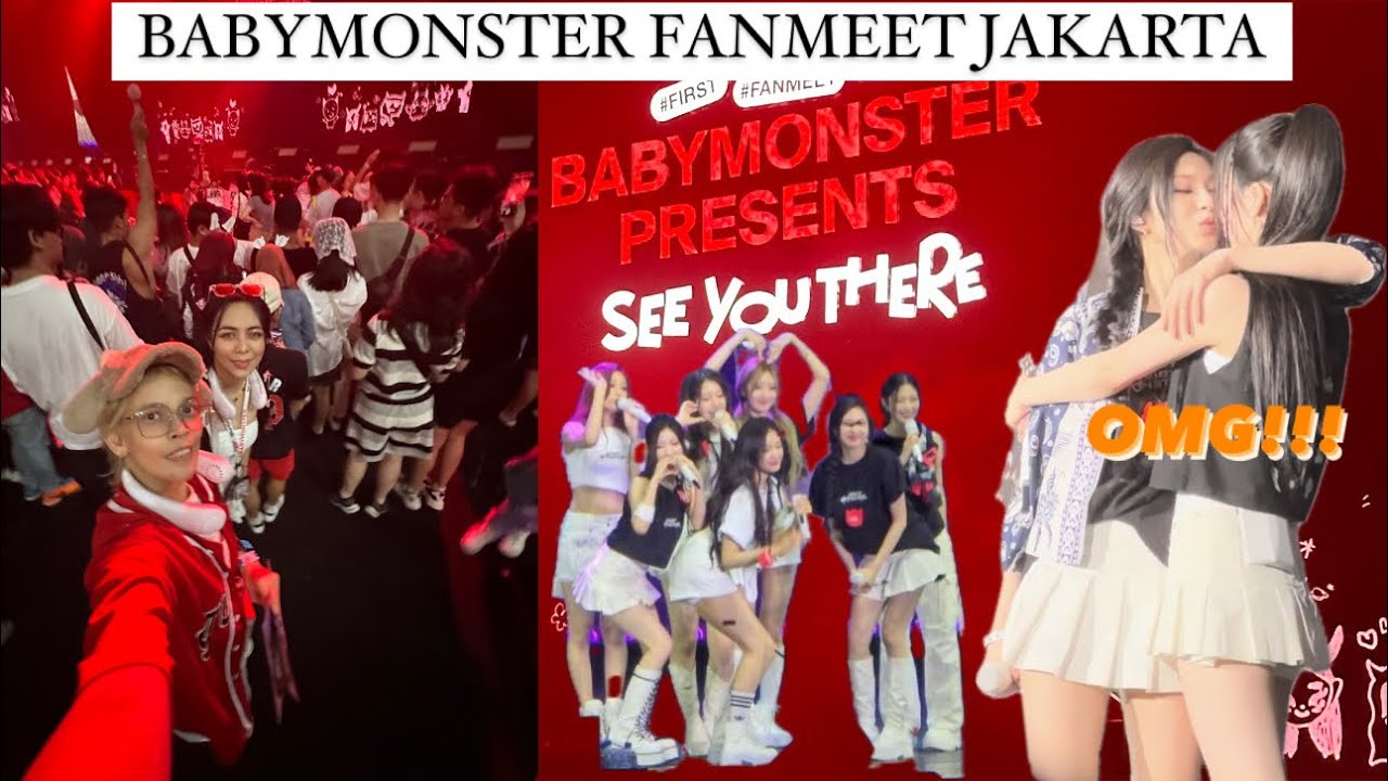 CAPE NGAKAK SAMA KE-RANDOMAN CHIQUITA - OUR VLOG BABYMONSTER FANMEET JAKARTA ‼️