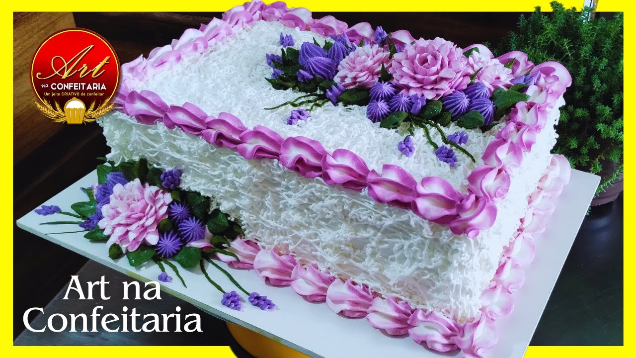 Aprenda fazer está Decoração de Bolo 4