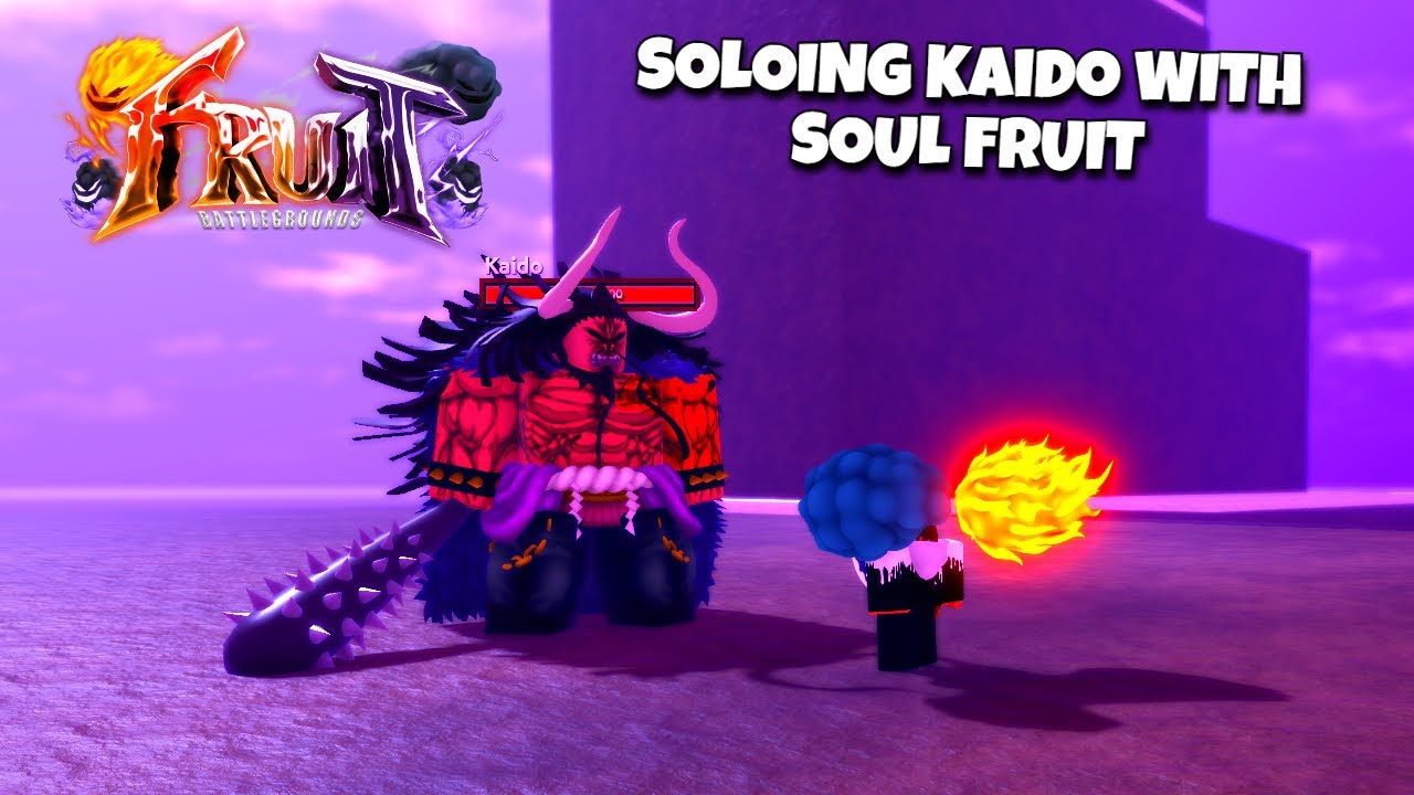 SOLOING KAIDO WITH SOUL IN FRUIT BATTLEGROUNDS