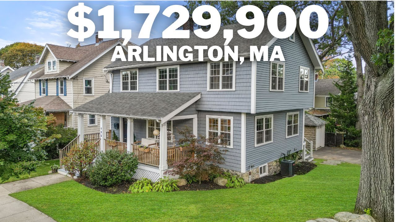 Inside a $1.7M Arlington MA Home | Steps to Robbins Park