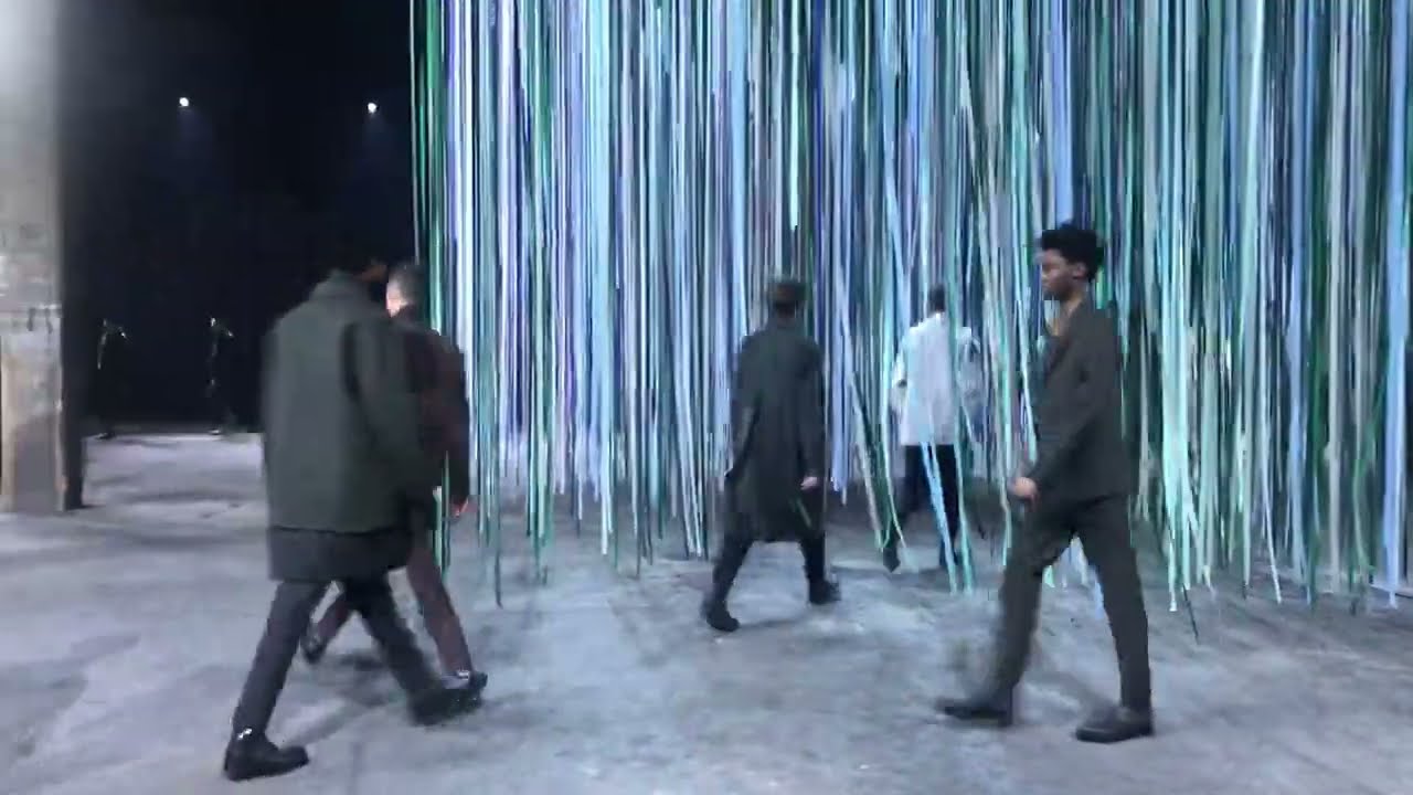 Art for Earth Installation by Anne Patterson for Ermenegildo Zegna Menswear F/W 2020-2021