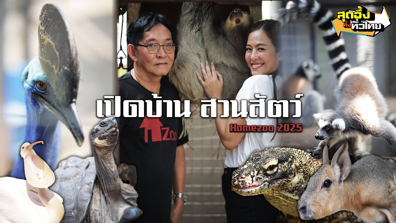 เปิดบ้านสวนสัตว์รวมสัตว์แปลกหลายสายพันธุ์จากทุกมุมโลก | สุดอึ้งทึ่งทั่วไทย