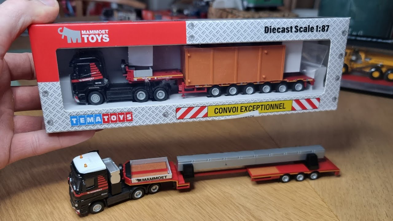 These $12 Diecast WSI Mammoet trucks are good ‼️ Diecast Unboxing and Review #diecast #wsi #truck