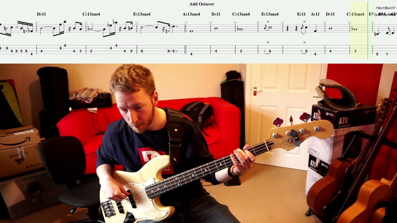 Bruno Mars/Anderson .Paak - Silk Sonic Intro [Bass] [Tutorial/Transcription/Tab/Score]