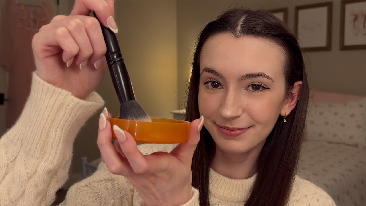ASMR Doing Your Makeup💕 | Whispered Personal Attention