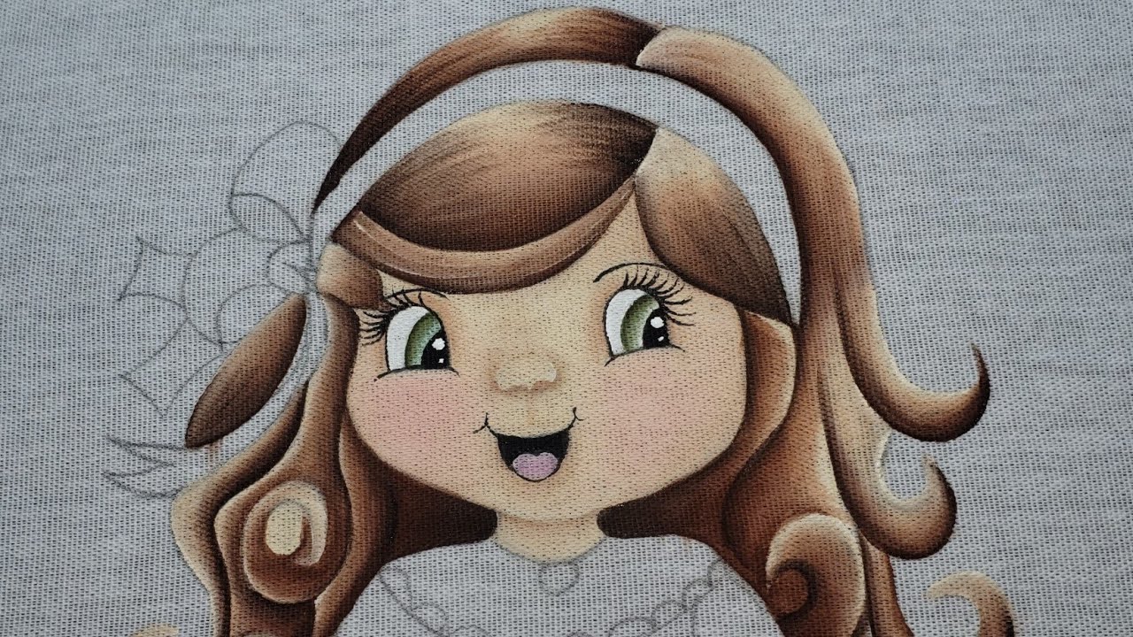 Pintura de boneca para iniciantes, ( 1 parte)