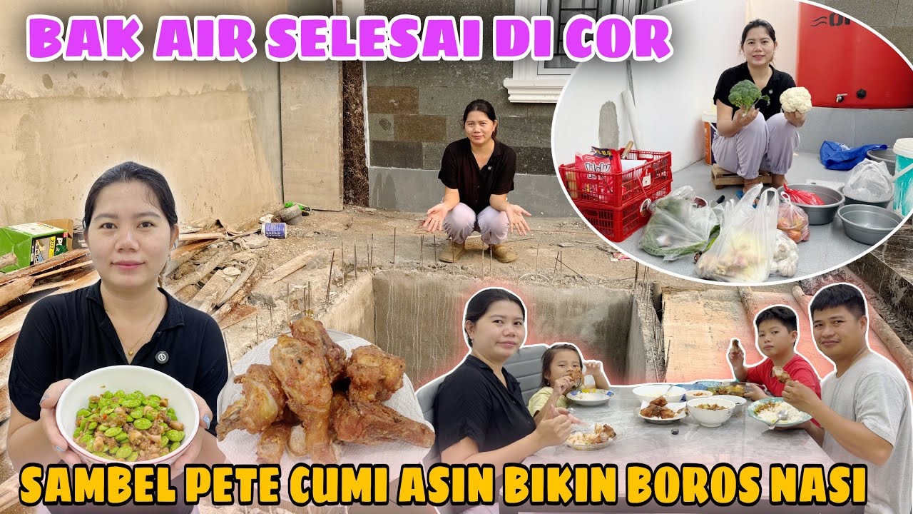 BELANJA KEPASAR DAN JEMPUT YUNA PULANG SEKOLAH,LANJUT MASAK AYAM GORENG BAWANG PUTIH DAN SAMBEL PATE