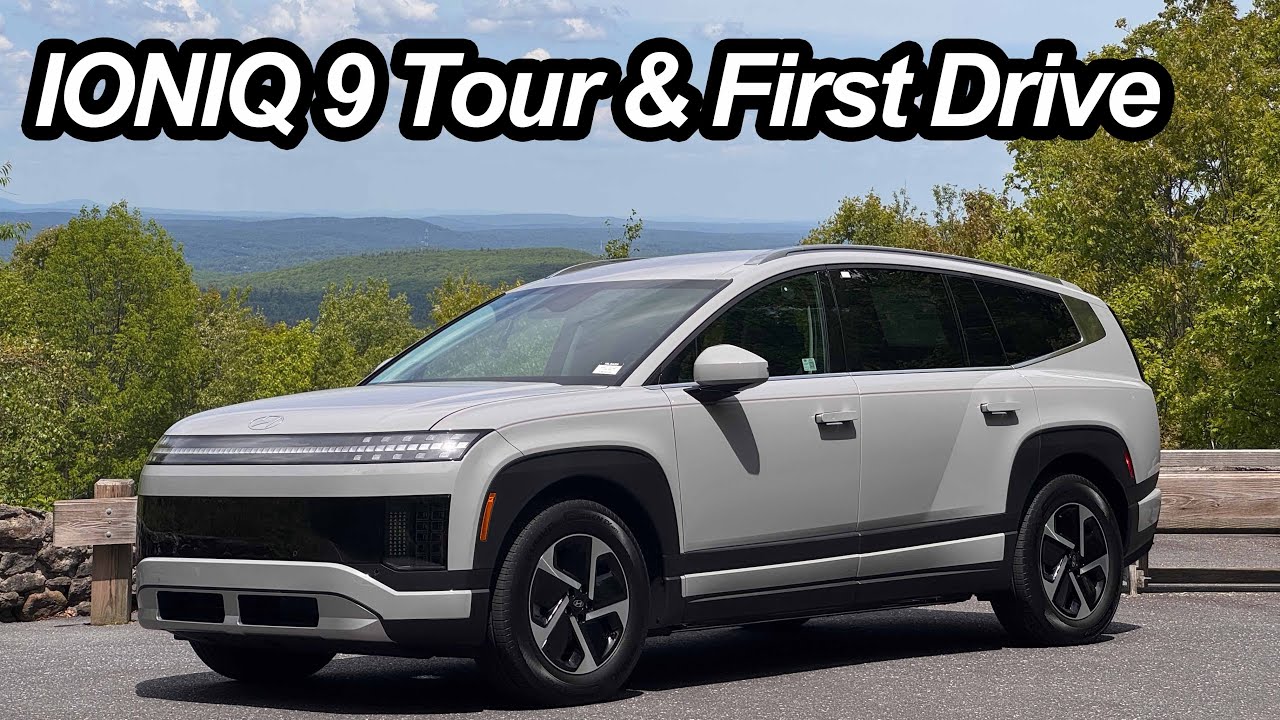 Ioniq 9 First Drive & Full Tour! | Hyundai's 3-Row EV SUV Takes On Kia EV9