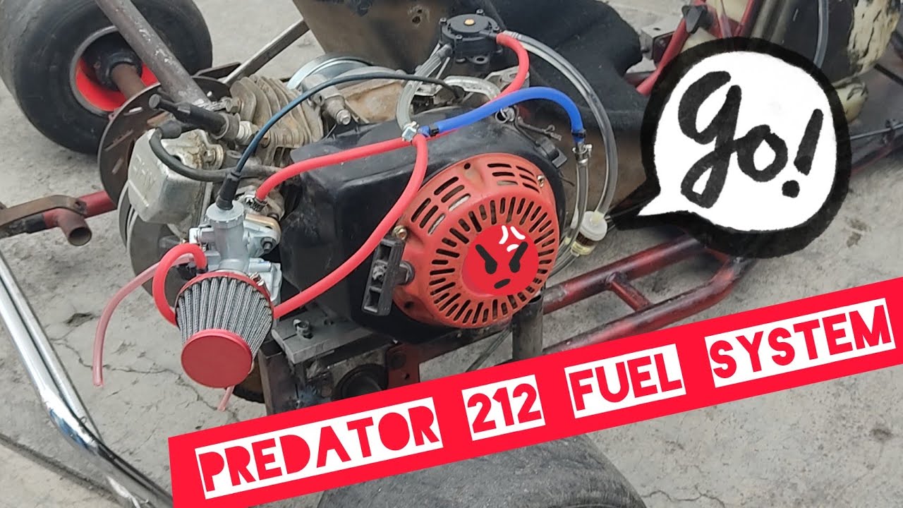 Go Kart Predator engine 212 - fuel pump install