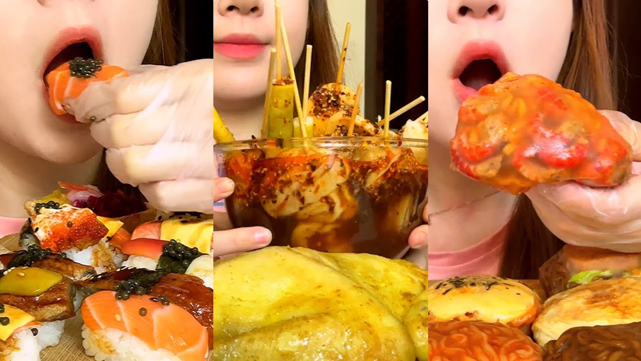 Niuniu eats deliciously. Let's eat together.