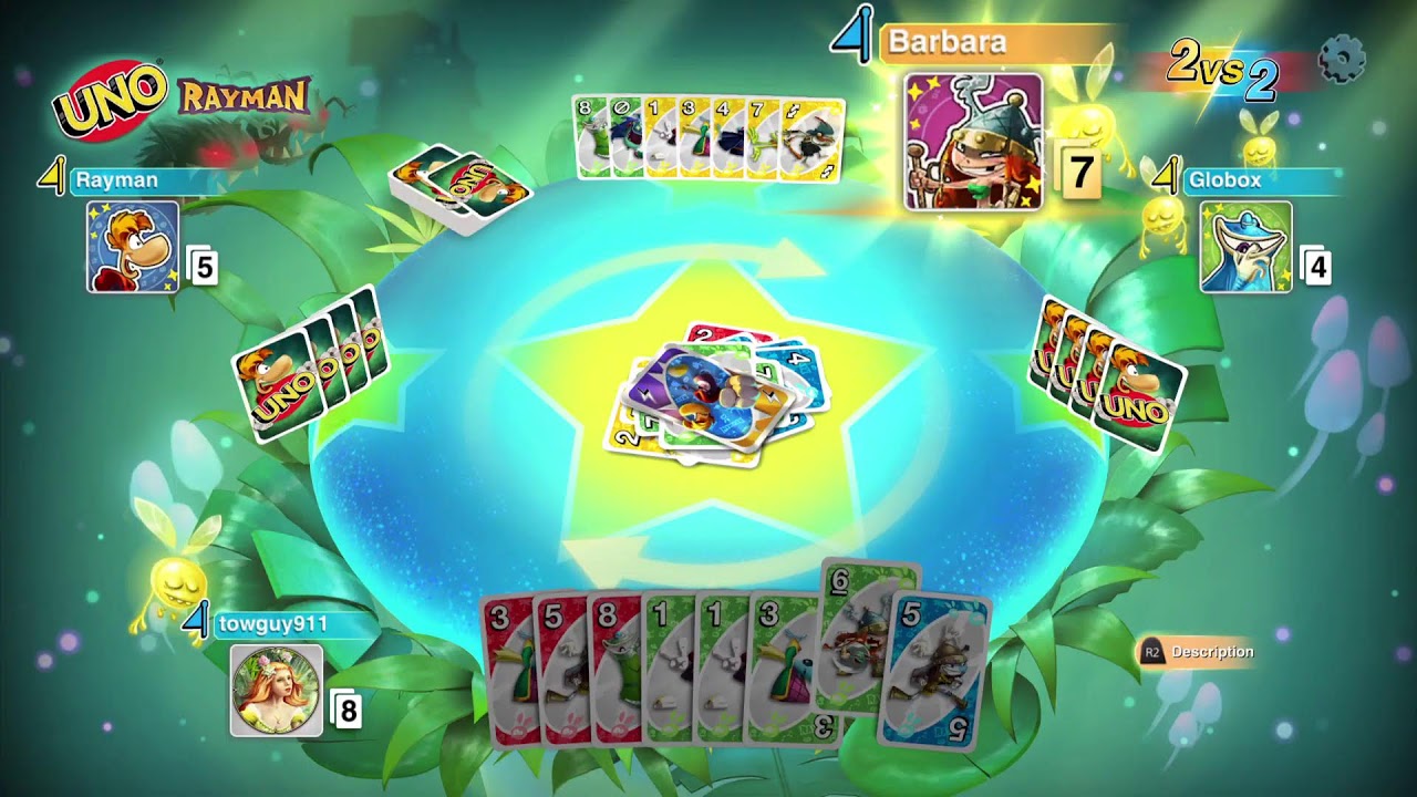 Rousing game of Uno