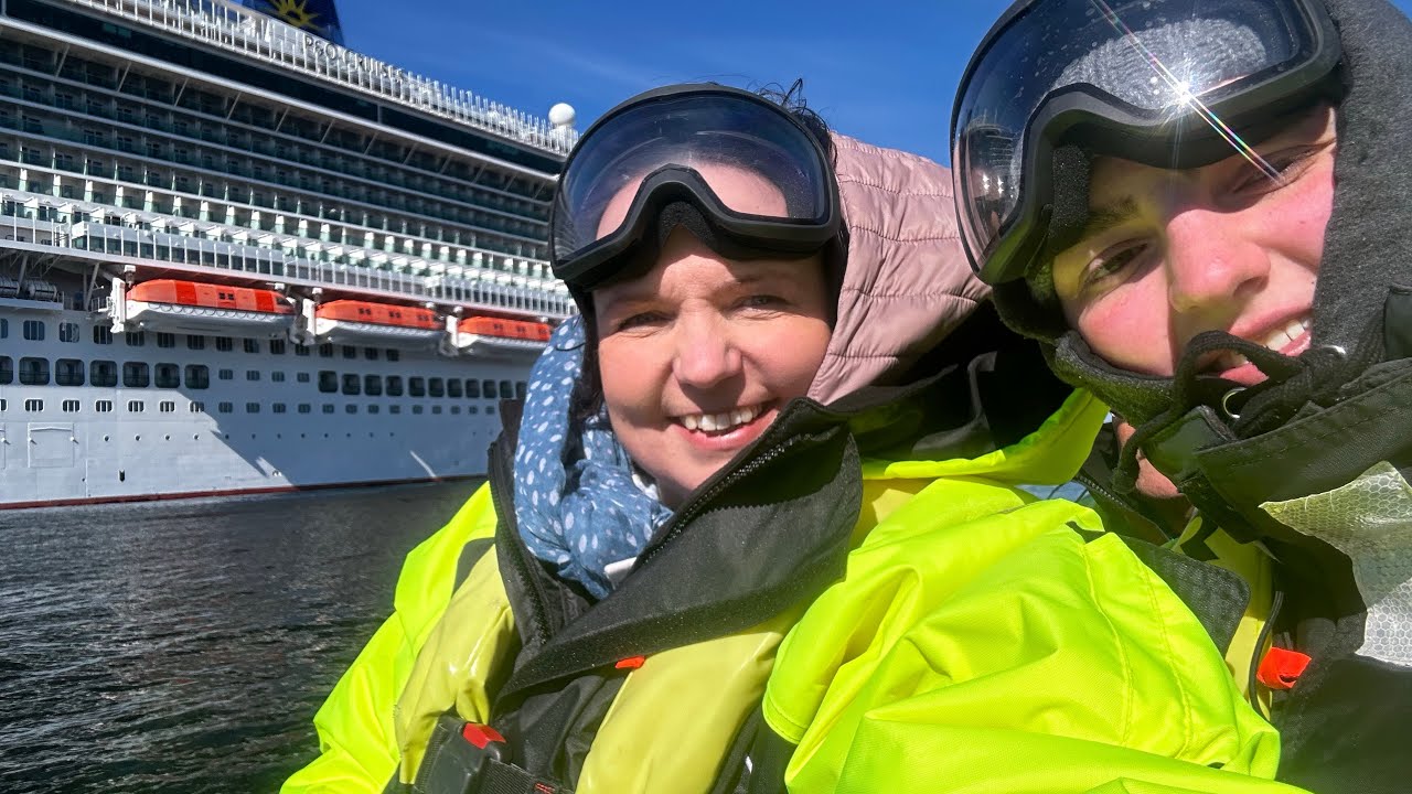 P&O Iona, Norwegian Fjords, Stavanger, Rib boat ride.