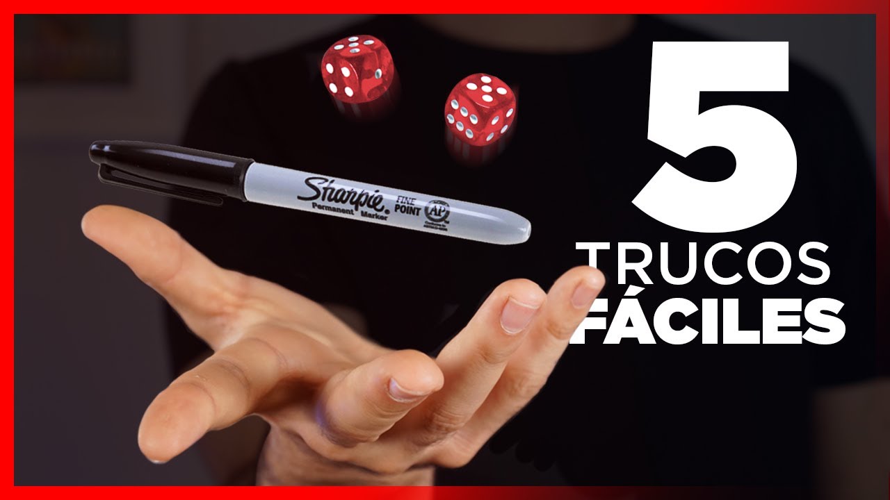 5 TRUCOS FÁCILES con objetos cotidianos - Aprende magia