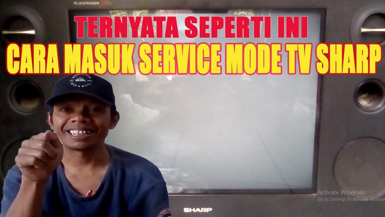 SERMOD TV SHARP ALEXANDER DENGAN MUDAH