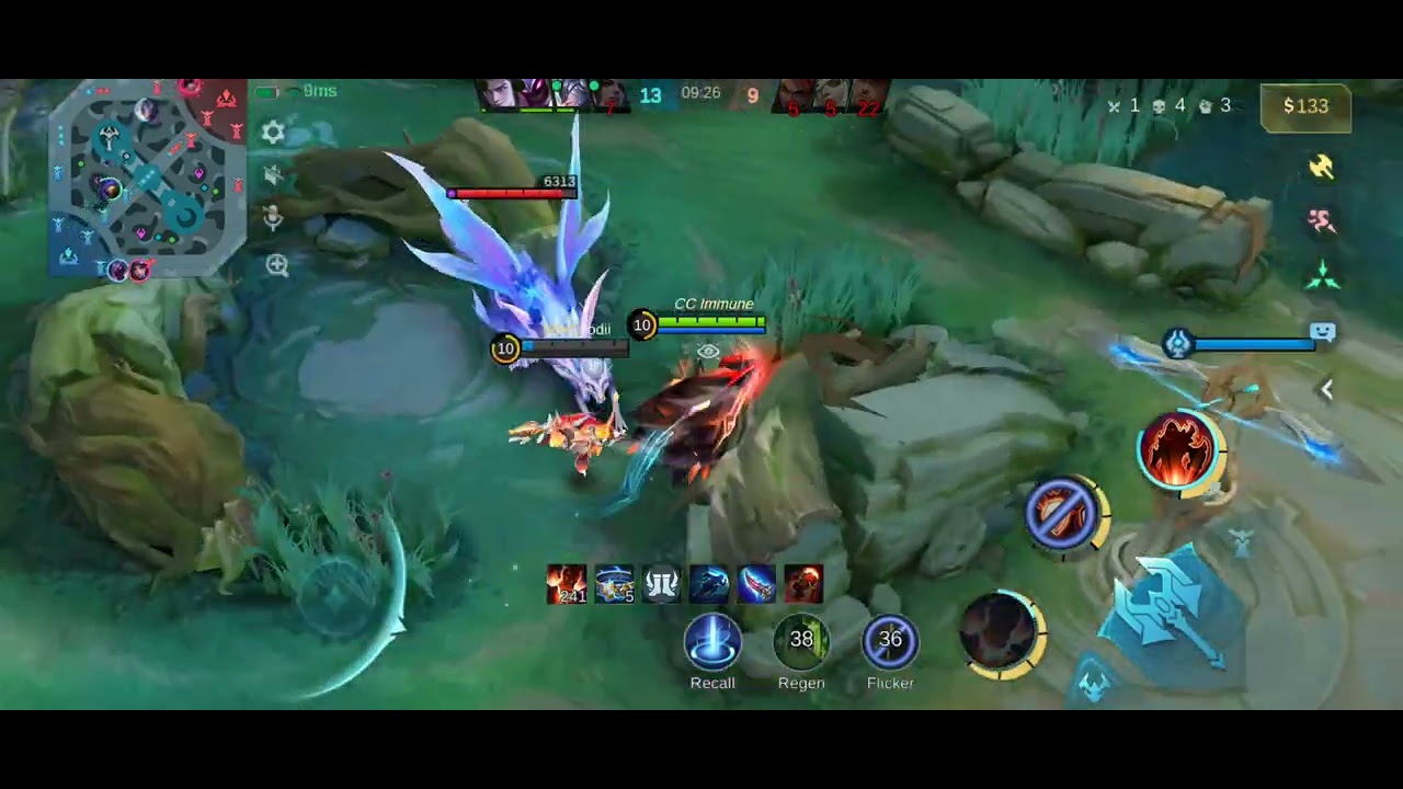 Gameplay Aldous MVP Hard Carry Exp Lane #like #subscribe #mlbb #mobilelegendsbangbang #gaming #game