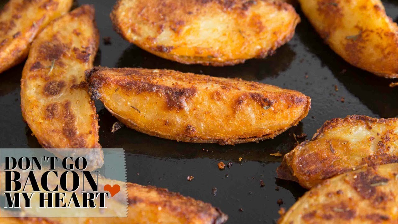 The Most INCREDIBLE Oven Baked Potato Wedges