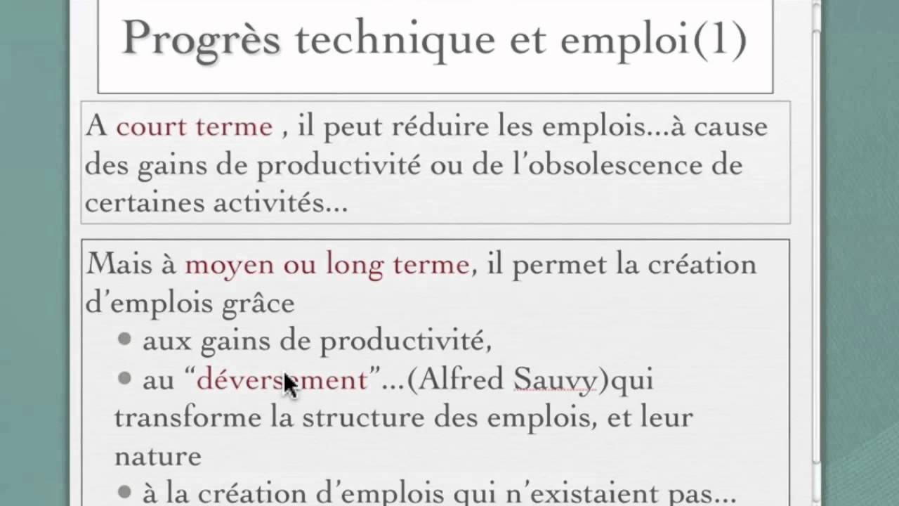 PROGRES TECHNIQUE (2° PARTIE)