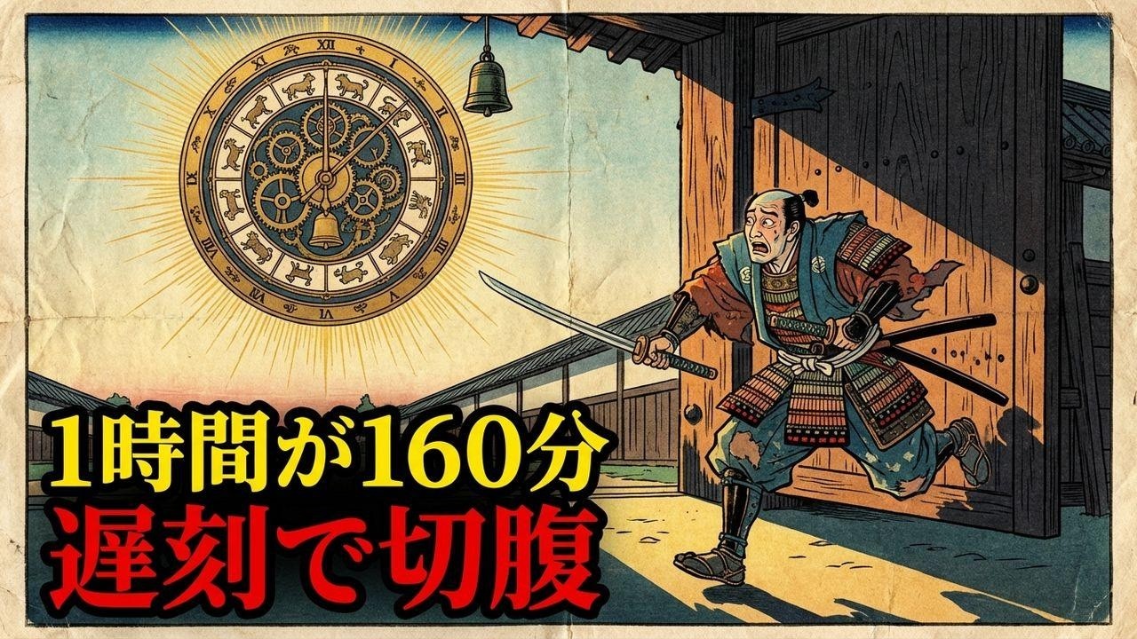 江戸時代の「1時間」は160分？現代人が震える驚愕の生存戦略