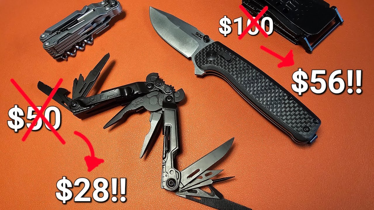 Best SOG Deals Ever??? (Multitools, Knives, and More up to 44% off)