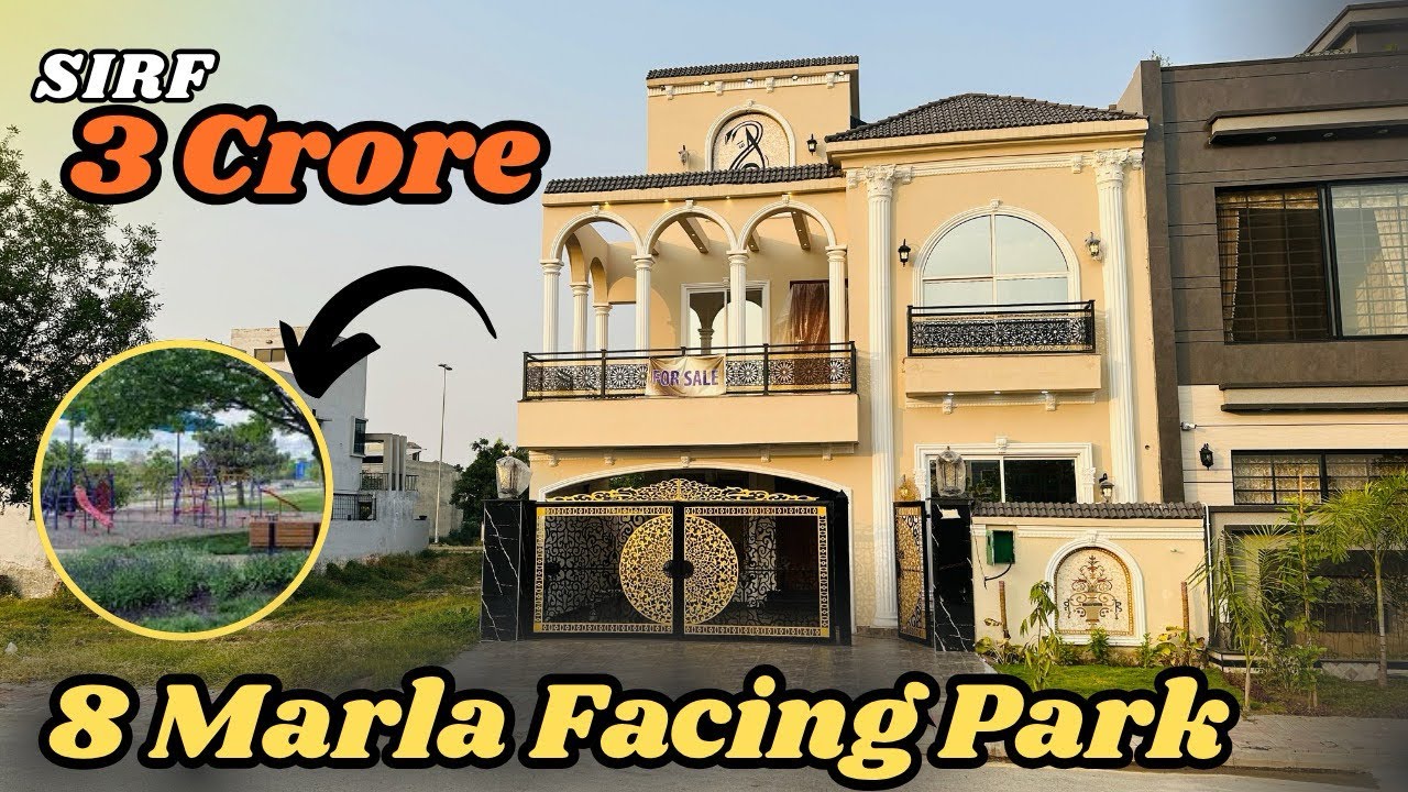 8 Marla Luxury Facing Park House for sale in Bahria Orchard Lahore 