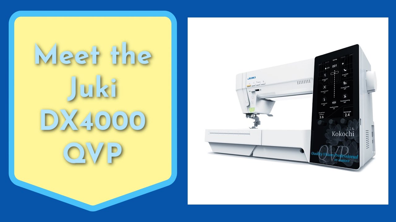 Juki DX4000QVP Unboxing - So excited about my new sewing and quilting machine!
