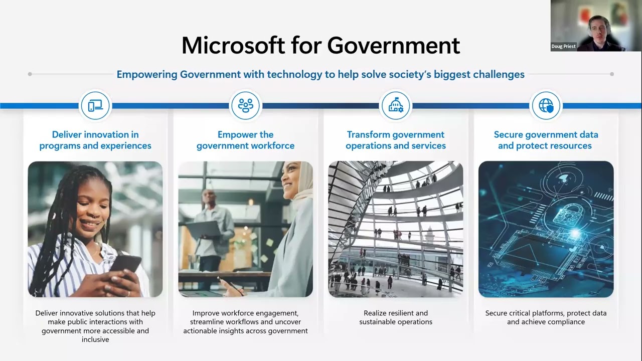 3/27: Industry Series: Using AI to Enhance Government Services and Operations