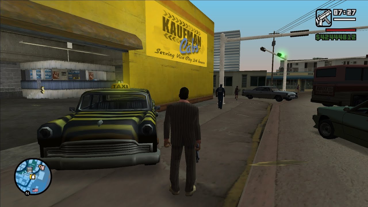 GTA SA [PC] (GTA Underground Mod) Gameplay 30 (Taxi Driver Mission with Zebra Cab)