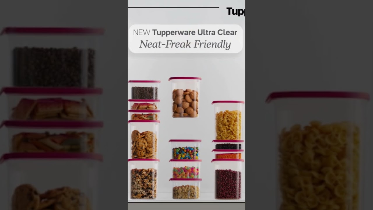 Ultra clear series by Tupperware