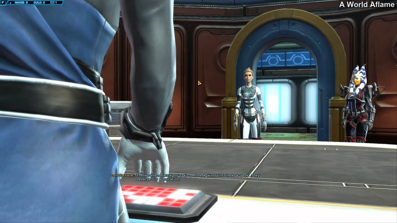 SWTOR Makeb Empire story cutscenes - A World Aflame - Part 4/9