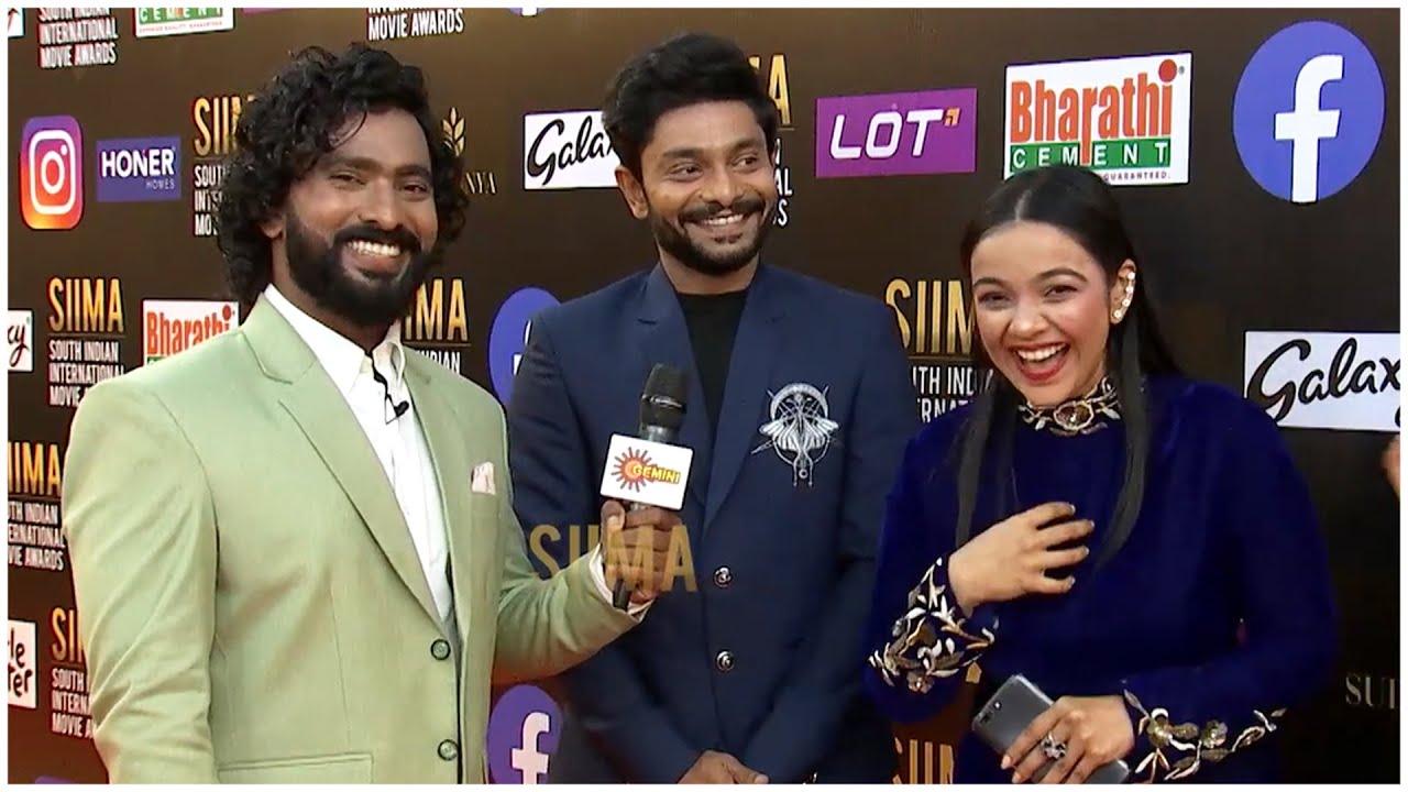 Actress Nithya Shetty & Sanjay Rao Making Hilarious Fun At Red Carpet