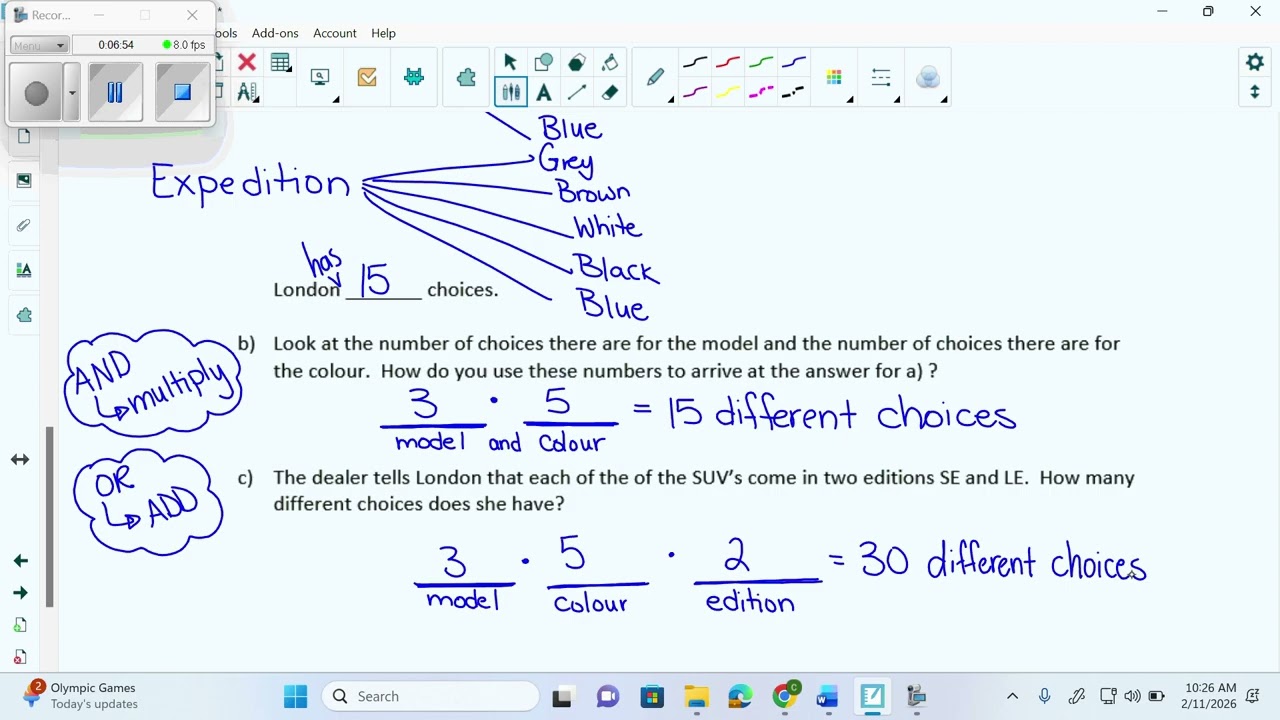 February11 fundamental counting principle
