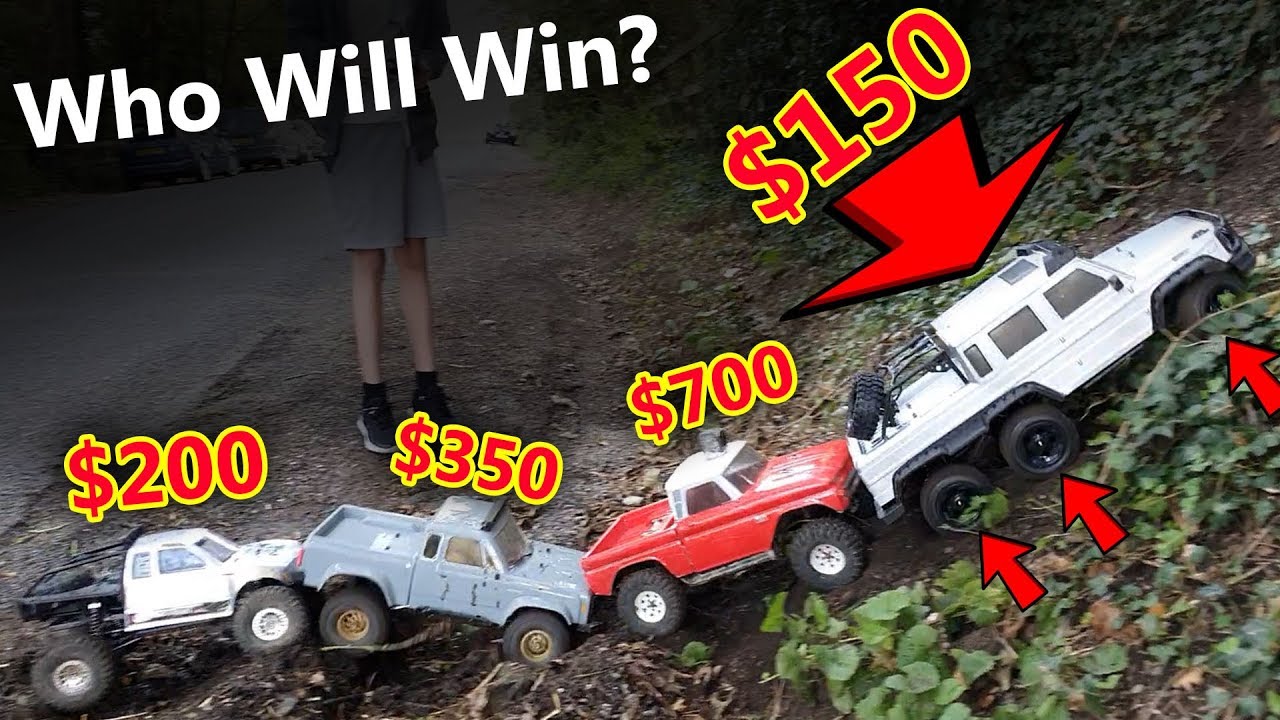 6x6 Dirt Cheap RC Crawler VS Expensive Cars