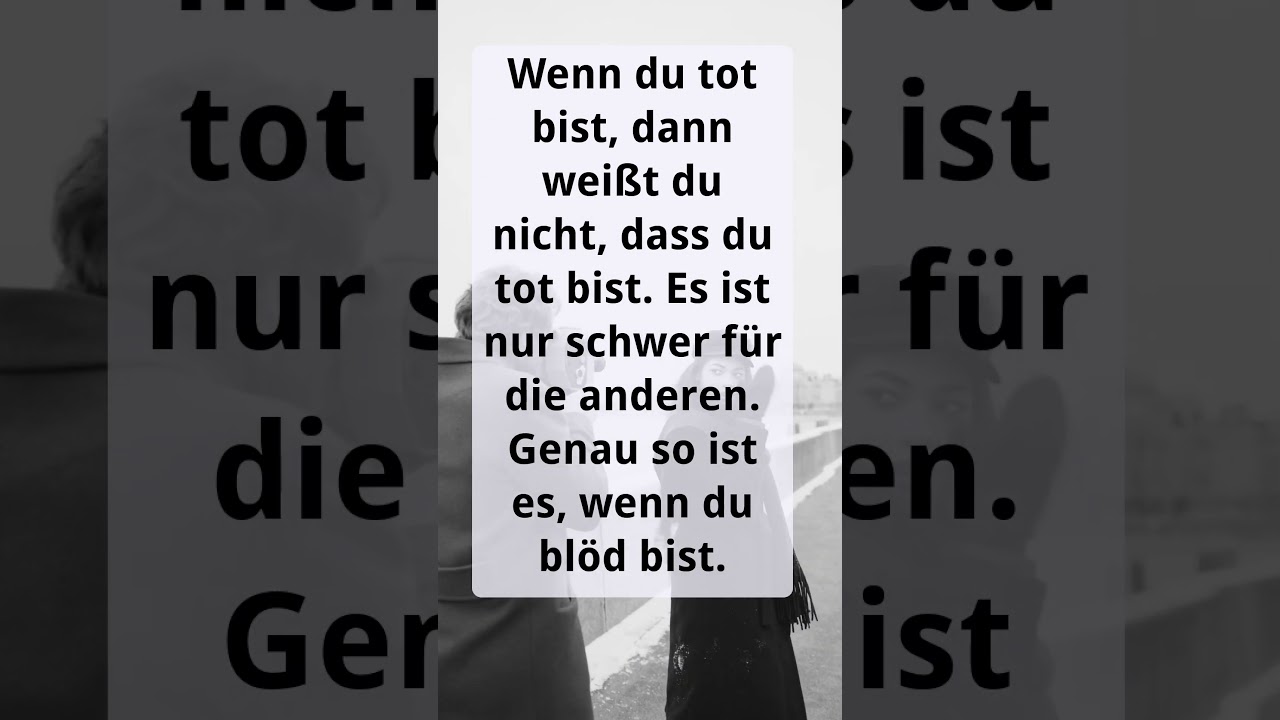 Harte Wahrheit über Dummheit!