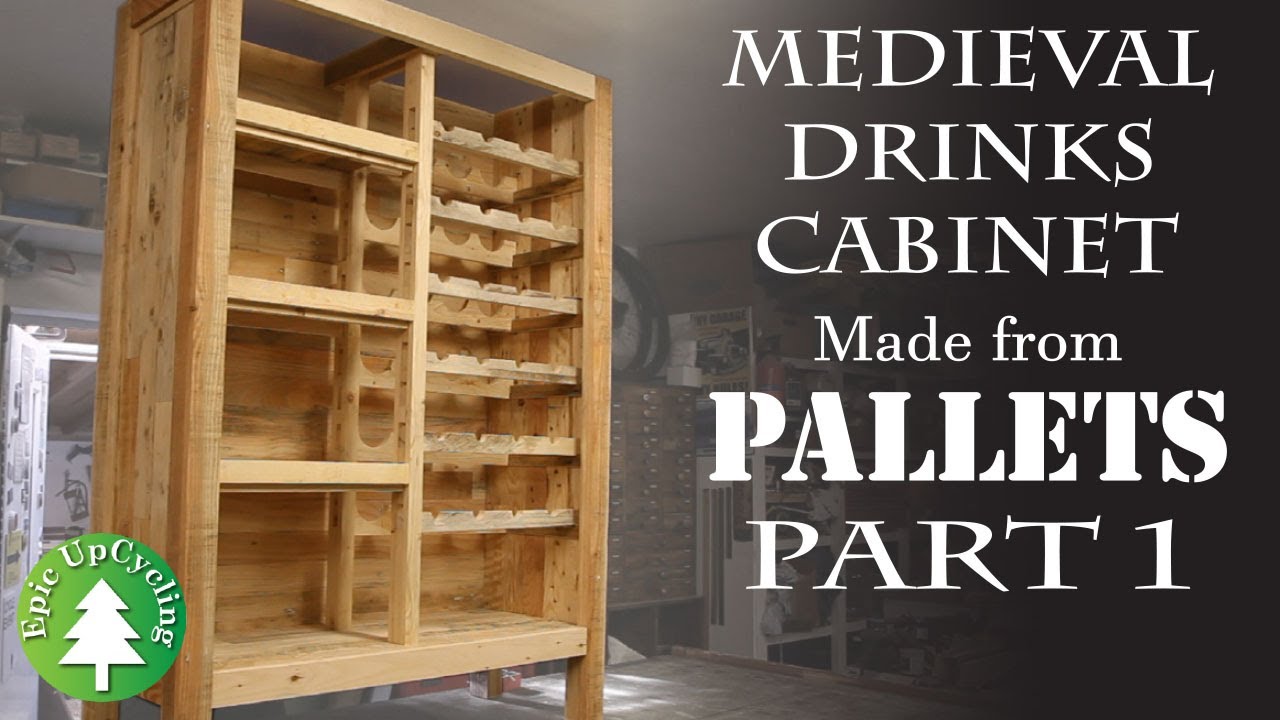 Pallet Furniture. A Medieval Drinks Cabinet Made From Pallets and Junk. Part 1