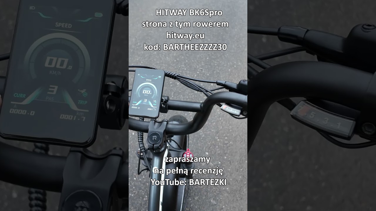 HITWAY BK6Spro składany rower elektryczny #rowerelektryczny #mtbreview #bartezki #ebike