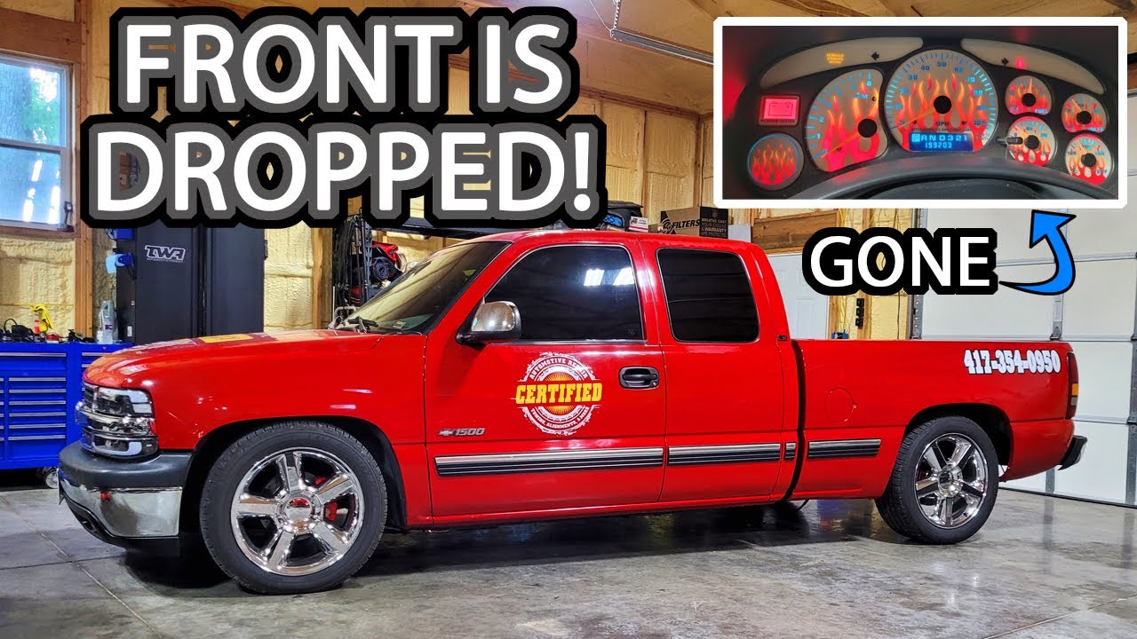 New Gauge Cluster, Hitch and Drop for the NBS Silverado Shop Truck