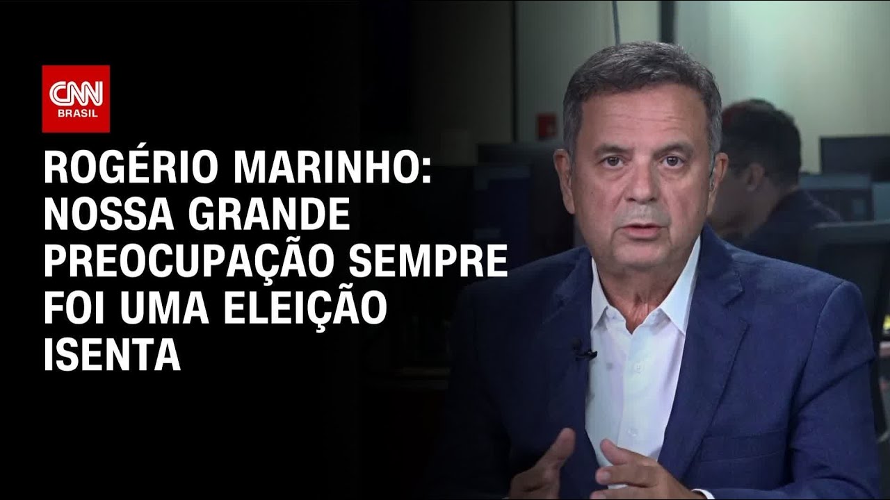 Nossa grande preocupação sempre foi por uma eleição isenta, diz Marinho à CNN | CNN 360°