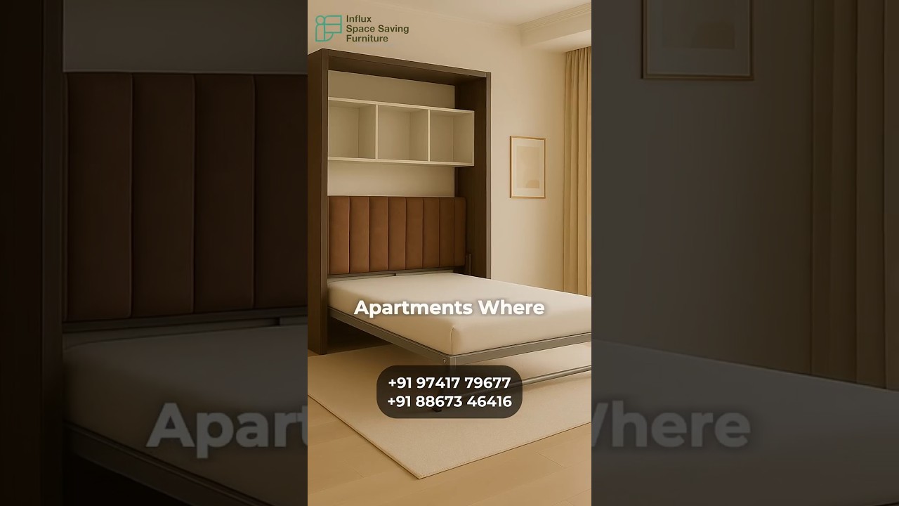 Luxury Wall Mount Beds with Sofa, Table & Storage | Compact Living Solutions