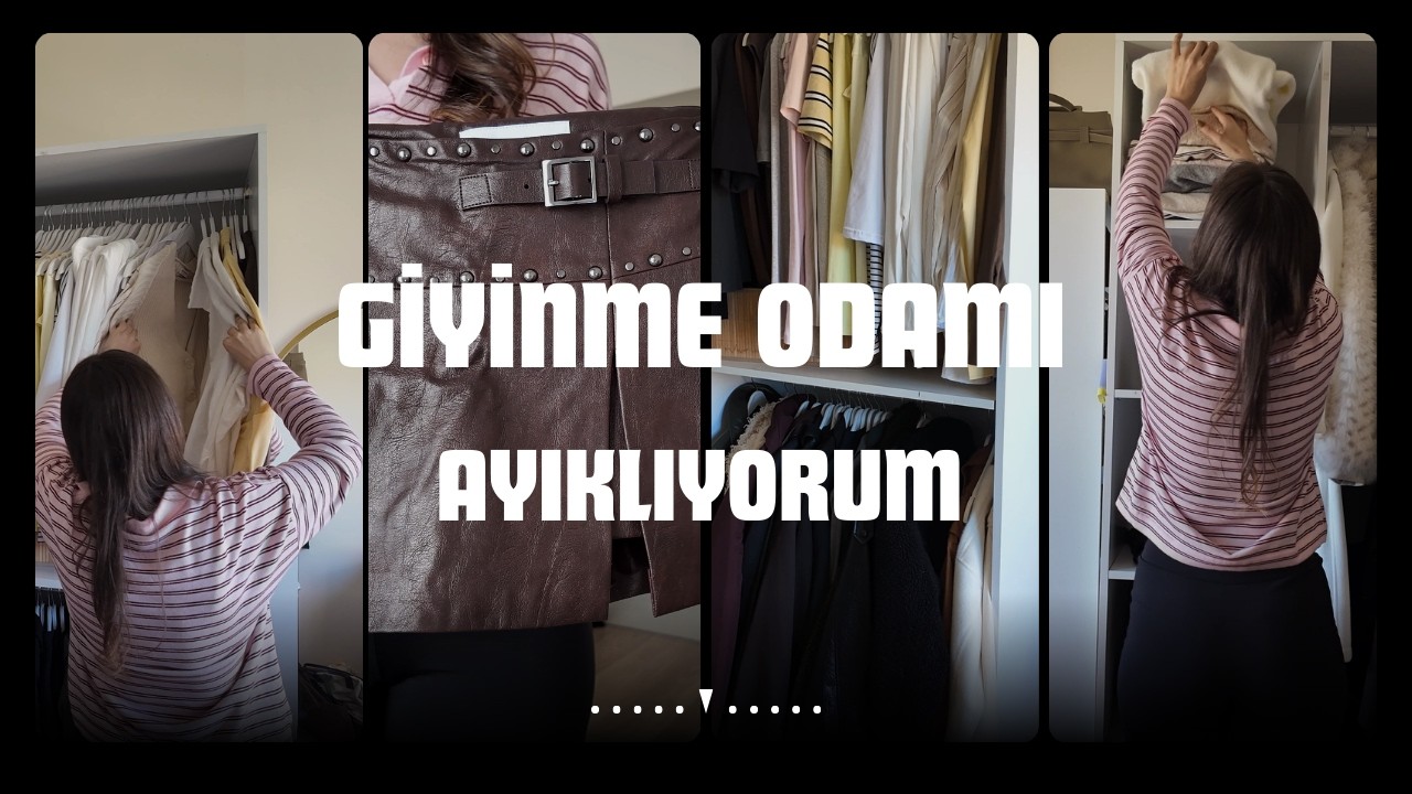Giyinme odamı beraber ayıkladık ve hepsi size gidiyor. gardropsa yükleme